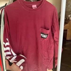 PINK Long Sleeve Tee Women’s Medium